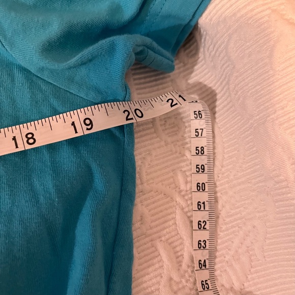 Franklin & Marshall Old School Graphic Tee Shirt, Turquoise, Made in Italy, S - Picture 11 of 11